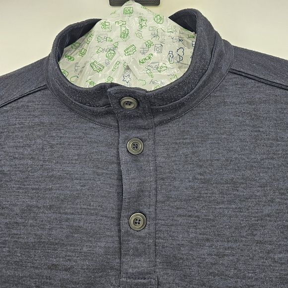 Carbon 2 Cobalt Sweater Mens Extra Large Sweatshirt Long Sleeve Casual Preppy XL - Picture 2 of 9